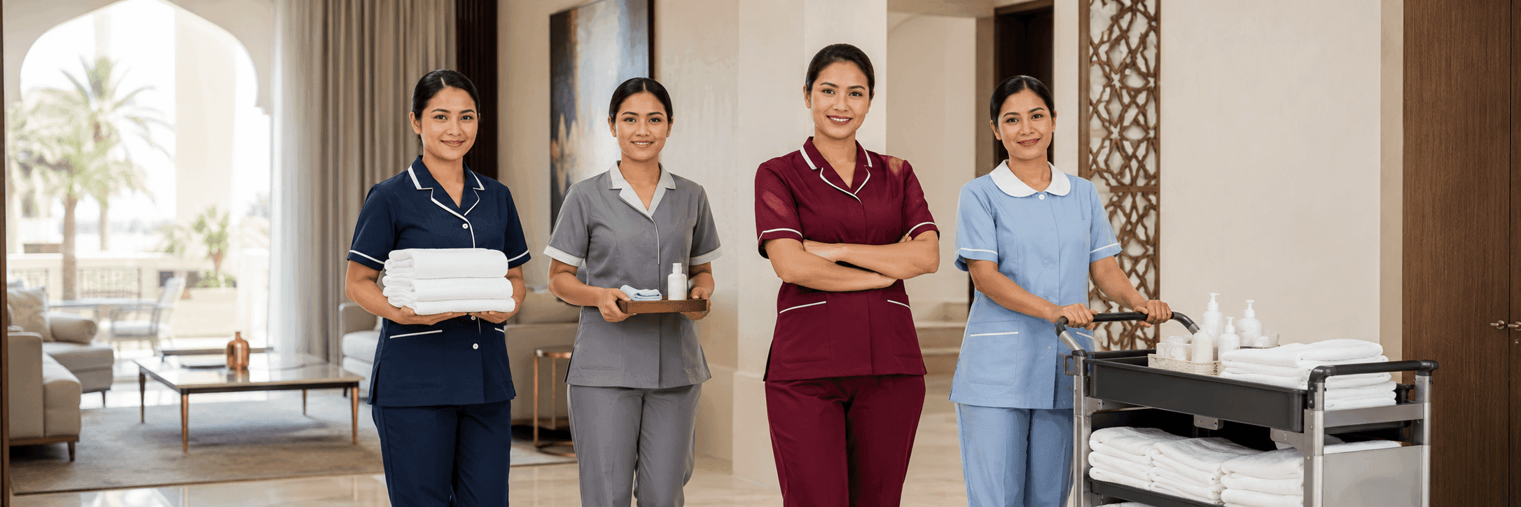 Maid Uniforms in Qatar: Types, Fabric, and How to Choose the Right One
